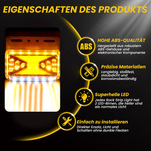 24 V Seitenleuchten für Lkw, 6 Stk.