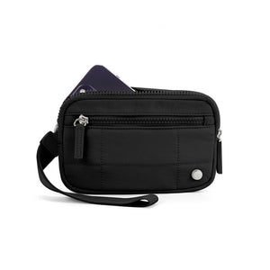 Gesteppte Geldbörse mit Armband