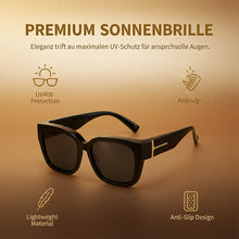 Laden Sie das Bild in den Galerie-Viewer, Polarisierte quadratische Sonnenbrille mit umschließendem Design
