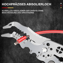 Laden Sie das Bild in den Galerie-Viewer, Professionelle Multifunktions-Abisolierzange mit Winkel