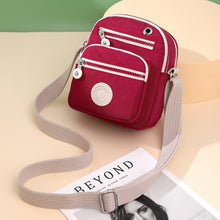 Laden Sie das Bild in den Galerie-Viewer, Nylon-Umhängegürteltasche für Damen mit mehreren Taschen