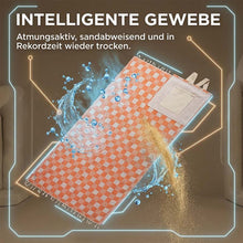 Laden Sie das Bild in den Galerie-Viewer, 2-in-1 wandelbares Strandtuch mit Tasche