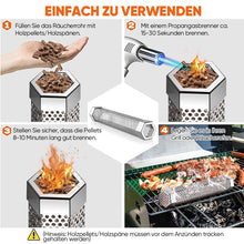 Laden Sie das Bild in den Galerie-Viewer, 12&#39; Pellet-Räucherrohr für alle Grills oder Räuchergeräte