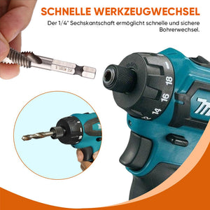 6-teiliges metrisches Gewindebohrer-Set