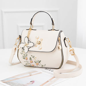 Modische Bestickte Bucket Bag