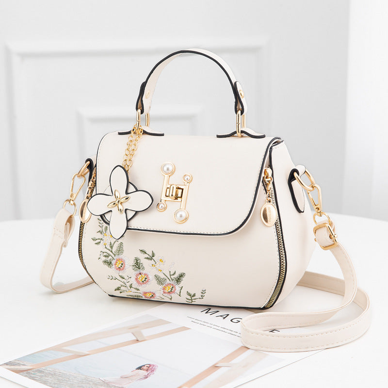 Modische Bestickte Bucket Bag