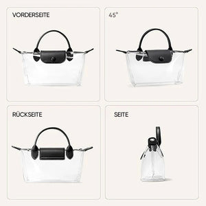 Transparente PVC-Handtasche