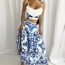 Laden Sie das Bild in den Galerie-Viewer, Temperament Pullover Zweiteiler Kleid