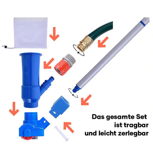 Pool-Staubsauger-Reinigungsset