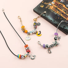 Laden Sie das Bild in den Galerie-Viewer, Halloween-Kinder-DIY-Armband mit großen Löchern und Perlen