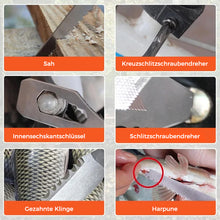 Laden Sie das Bild in den Galerie-Viewer, 16-in-1 tragbares multifunktionales Klauenhammer-Werkzeug