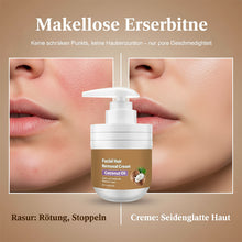 Laden Sie das Bild in den Galerie-Viewer, Sanfte Gesichts-Haarentfernungscreme mit Kokosöl