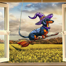 Laden Sie das Bild in den Galerie-Viewer, 🧙‍♀️Magic Dackel Fensterbehang🐕