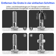 Laden Sie das Bild in den Galerie-Viewer, Entgratungs-Fasenwerkzeug aus Wolframstahl