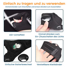 Laden Sie das Bild in den Galerie-Viewer, Wasserdichte Handschuhe mit LED-Taschenlampe