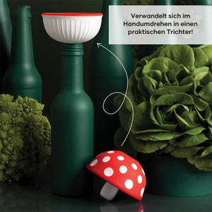 Kreativer Trichter in Pilzform