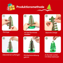 Laden Sie das Bild in den Galerie-Viewer, 3-in-1-Mini-Weihnachtsbaum mit magischem Wachstum