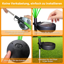 Laden Sie das Bild in den Galerie-Viewer, 2 Packungen Schilf-Solar-Gartenlichter