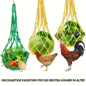 Netze für die Fütterung von Geflügel