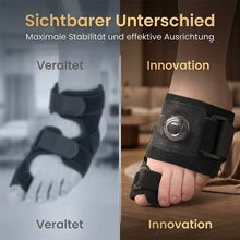 Laden Sie das Bild in den Galerie-Viewer, Verstellbarer Hallux Valgus Zehenkorrektor Knopf System Orthese