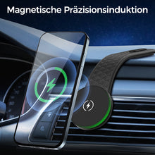 Laden Sie das Bild in den Galerie-Viewer, 2-in-1 Zusammenklappbares Magnetisches Kabelloses Autoladegerät