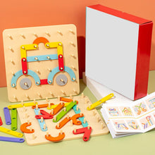 Laden Sie das Bild in den Galerie-Viewer, 🌈💐Montessori-Steckbrettpuzzle💐