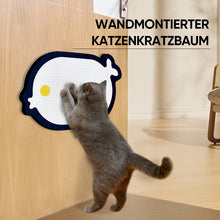 Laden Sie das Bild in den Galerie-Viewer, Farbiger, flacher Katzenkratzbaum zur Wandmontage