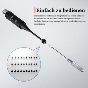 Laser-Bohrungssucher-Set für alle Kaliber