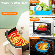 Laden Sie das Bild in den Galerie-Viewer, Hitzebeständige Silikon-Backform für Heißluftfritteusen