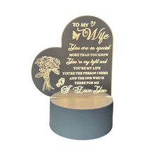 Laden Sie das Bild in den Galerie-Viewer, Liebe 3d Nachtlicht