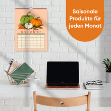 Laden Sie das Bild in den Galerie-Viewer, Halbjahreskalender 2024-2025 für saisonales Obst und Gemüse