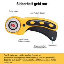Laden Sie das Bild in den Galerie-Viewer, 45 mm große rotierende Klingen mit Titanbeschichtung