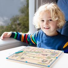 Laden Sie das Bild in den Galerie-Viewer, Hölzernes pädagogisches Labyrinthspielzeug für Kinder