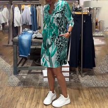 Laden Sie das Bild in den Galerie-Viewer, Buntes lässiges Alltagskleid für Frauen