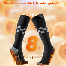 Laden Sie das Bild in den Galerie-Viewer, Lange wiederaufladbare beheizte warme Socken