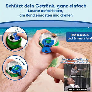 Einfacher Dosenöffner mit Getränkeschutz