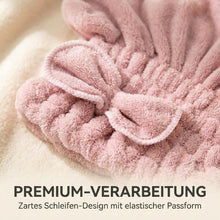 Laden Sie das Bild in den Galerie-Viewer, Super saugfähiges Haarhandtuch-Turban-Set