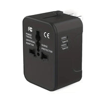 Laden Sie das Bild in den Galerie-Viewer, Universeller Reiseadapter mit zwei USB-Anschlüssen