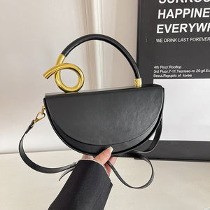 Damen Mode Einfarbige Handtasche