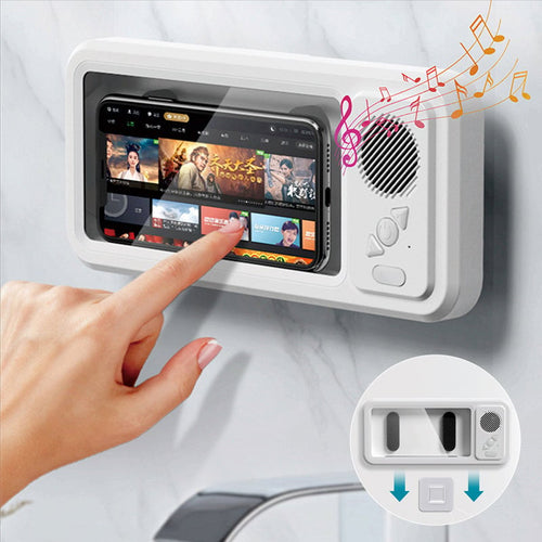 Wasserdichte Telefonzelle für das Badezimmer mit Bluetooth-Lautsprecher