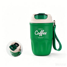 Laden Sie das Bild in den Galerie-Viewer, Edelstahl-Isolier-Reisetasse für Kaffee