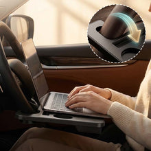 Laden Sie das Bild in den Galerie-Viewer, 2-in-1 Auto-Lenkradablage &amp; Sitzspalt-Organizer
