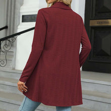 Laden Sie das Bild in den Galerie-Viewer, Langärmlige Strickjacke, Mantel
