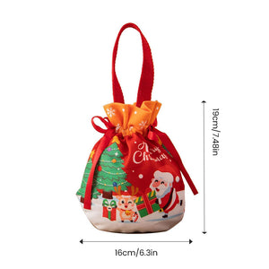 Weihnachtliche Apfel-Geschenktüte