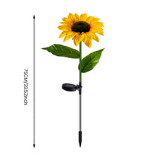 Laden Sie das Bild in den Galerie-Viewer, LED-Solar-Sonnenblumenlampe