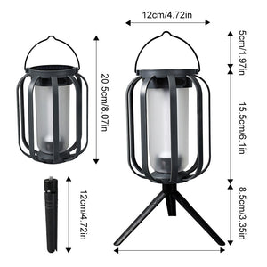 Solarbetriebene Campinglampe mit 4 Leuchtmodi