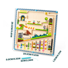 Laden Sie das Bild in den Galerie-Viewer, Hölzernes pädagogisches Labyrinthspielzeug für Kinder