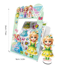 Laden Sie das Bild in den Galerie-Viewer, Magnetische Ankleideaufkleber „Prinzessinnen“