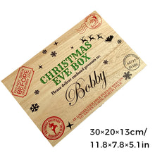 Laden Sie das Bild in den Galerie-Viewer, Holzkiste zum Thema Heiligabend