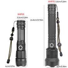 Laden Sie das Bild in den Galerie-Viewer, Wiederaufladbare taktische LED-Laser-Taschenlampe